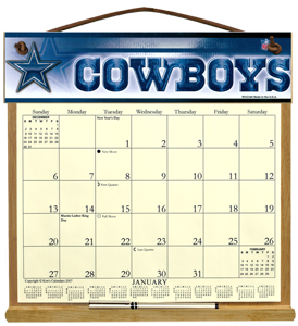 Dallas Cowboys Calendar Holder
